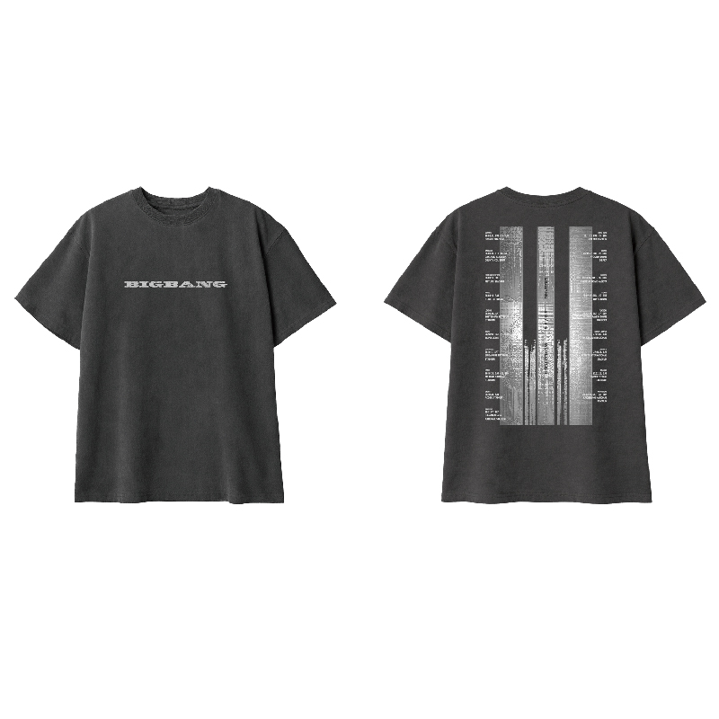 COSMOS] BIGBANG T-SHIRT_CHARCOAL | SG Super Rare